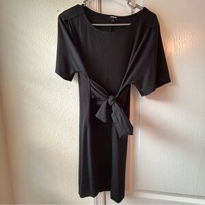 Super cute Express little black dress with tie in front